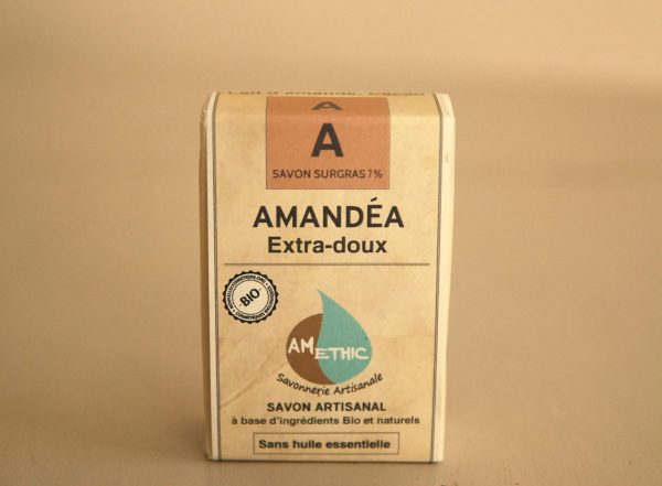 savon lait d'amandes bio amethic