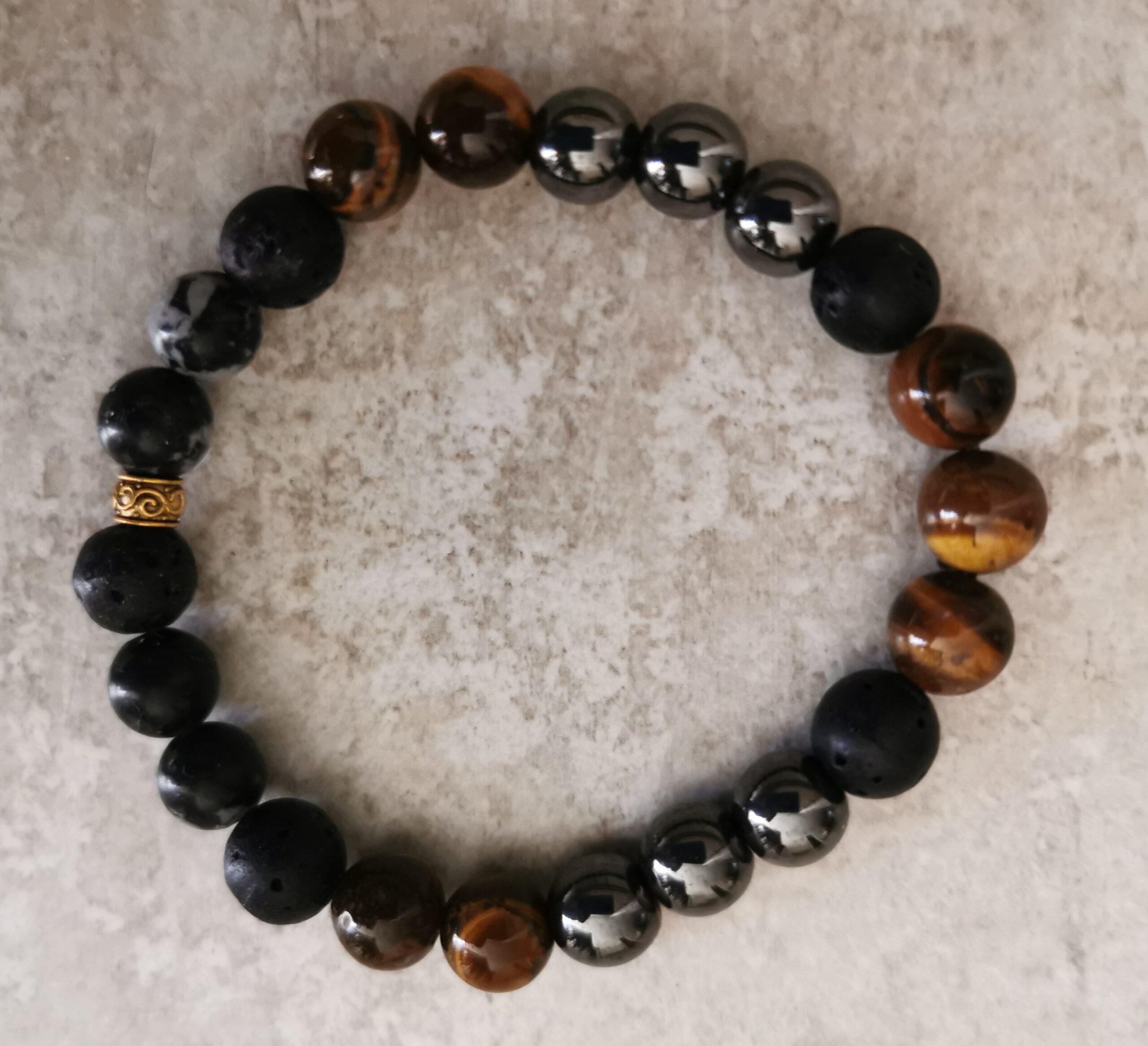 bracelet-triple protection-or