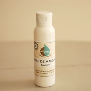 huile de massage bio savonnerie amethic