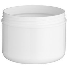 Bouteille plastique blanche 250 ml pour huile de massage – Anjayati